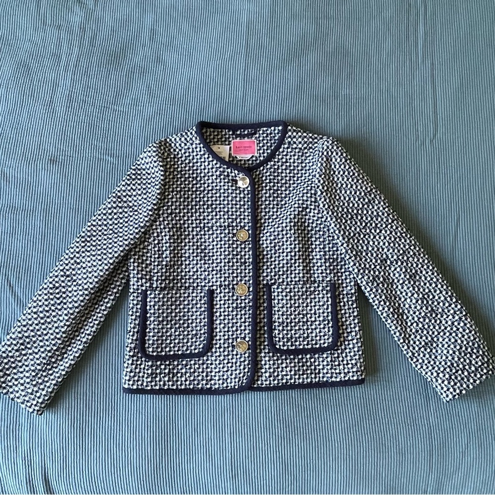 Kate Spade wintry tweed jacket NWT
